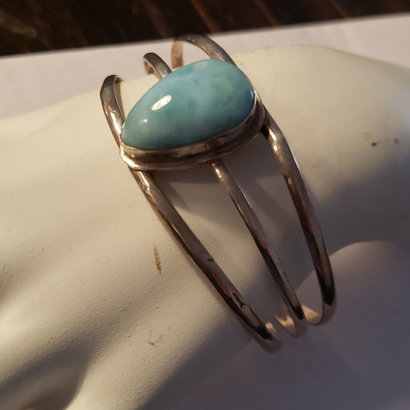 SS Vintage Handcrafted Bracelet/Cuff Adjustable - Picture 2 of 6